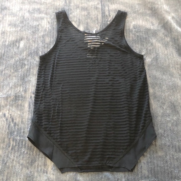 NWT Quinn Sheer Silk Striped Tank - Picture 2 of 5